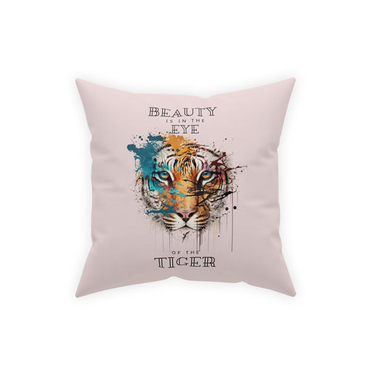 Beauty Is In The Eye Of The Tiger - Pillow