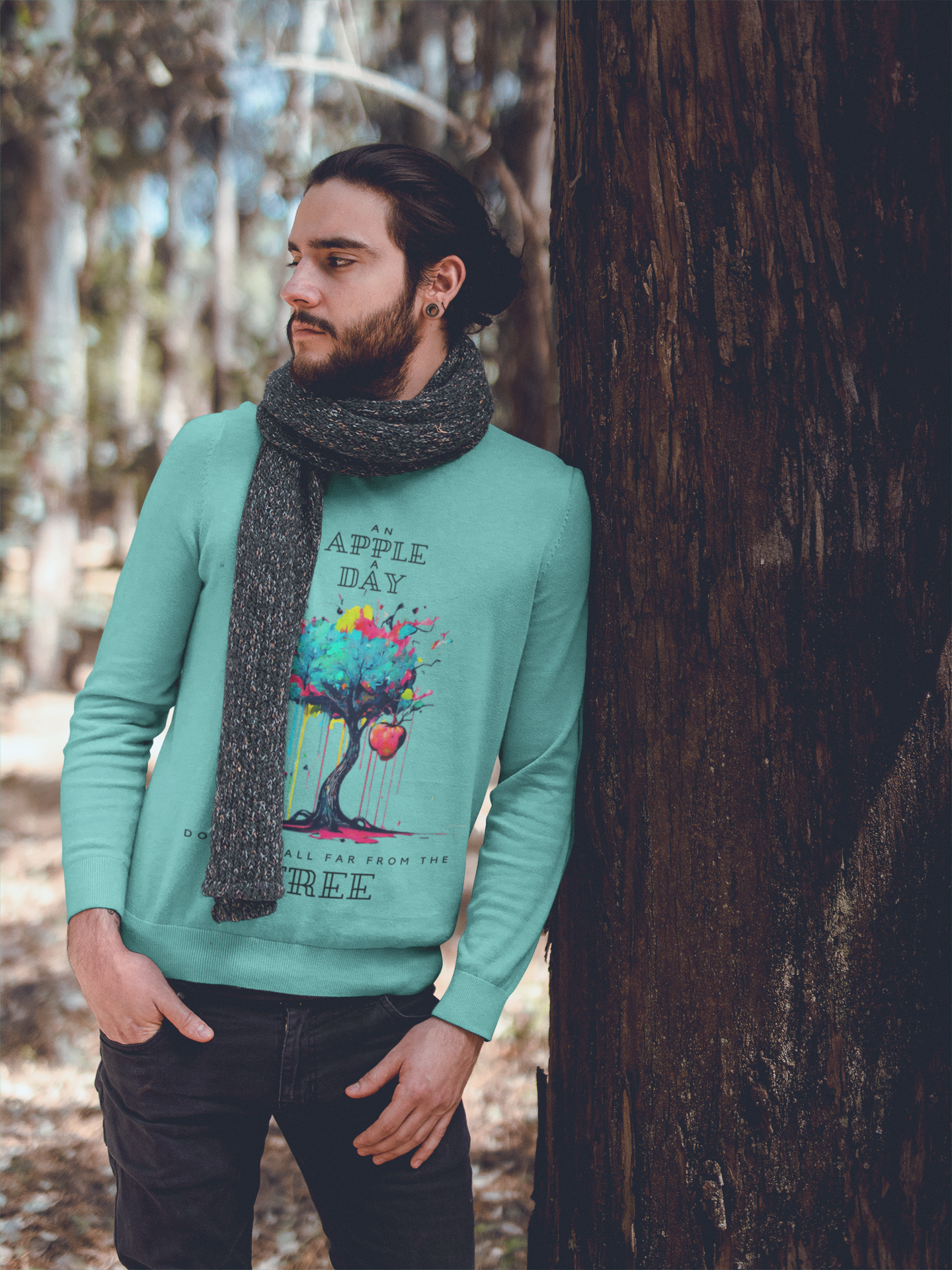 An Apple A Day Doesn't Fall Far From The Tree - Unisex Sweatshirt